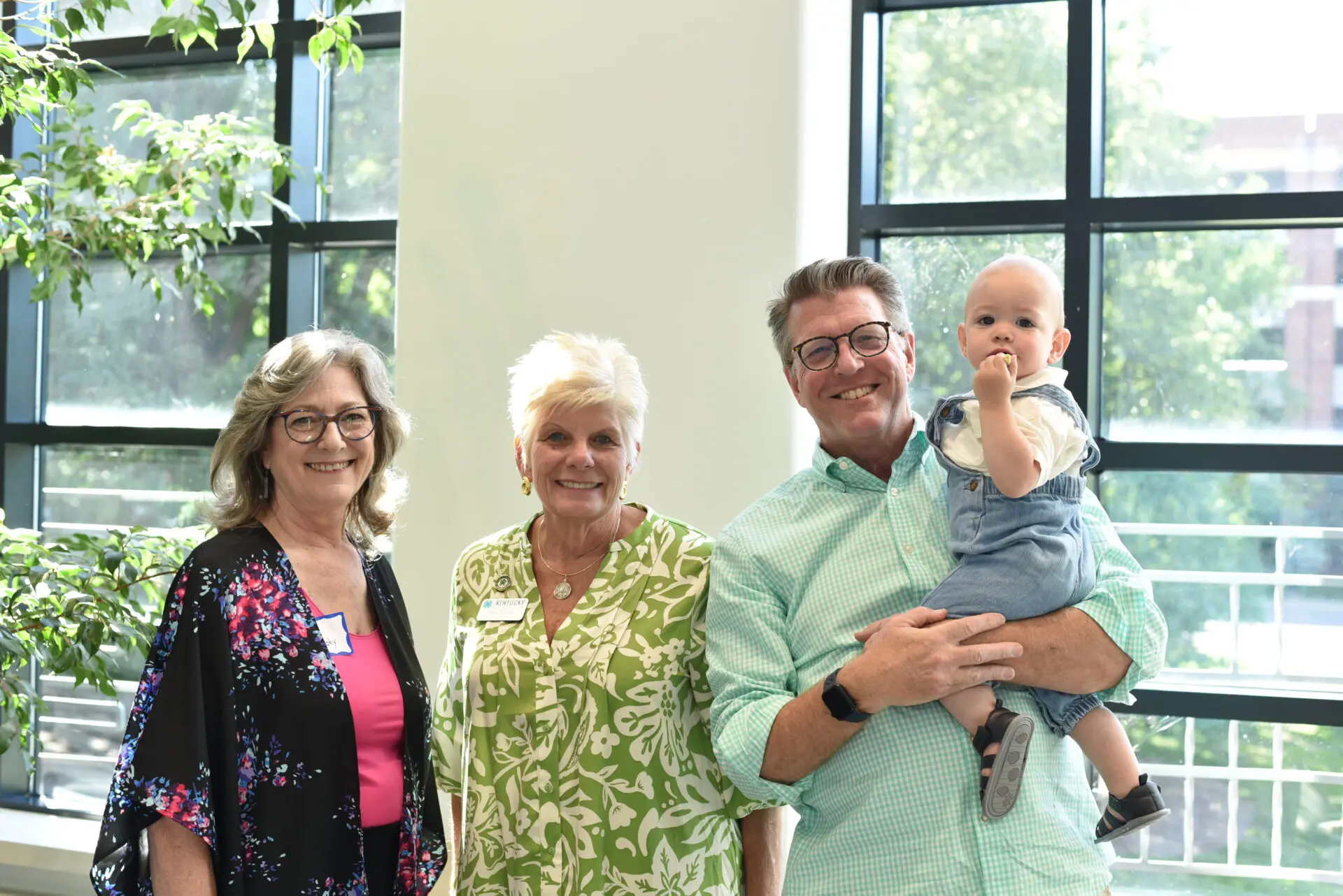 family hall of fame in front of window